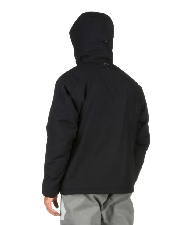 Simms Bulkley Jacket Black Model Back Simms Bulkley Jacket Black Model Back